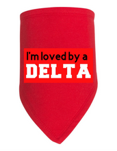 Load image into Gallery viewer, I'm Loved by a Delta Bib