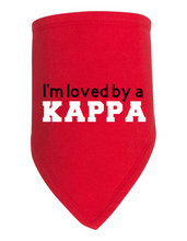 Load image into Gallery viewer, I'm Loved by a Kappa Bib