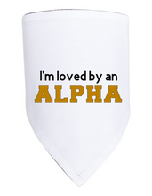Load image into Gallery viewer, I'm Loved by an Alpha Bib