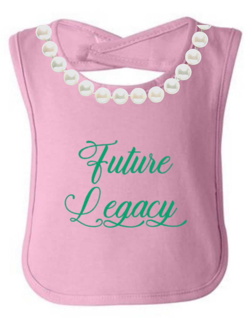 Future Legacy: Pearls Bib (Pink)