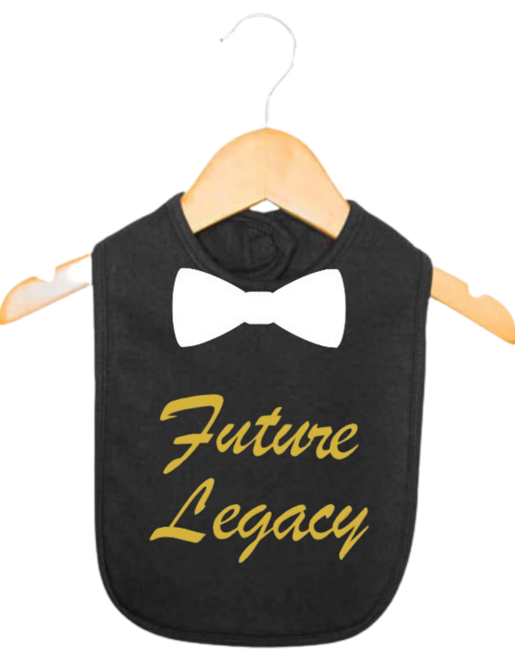 Future Legacy: Bowtie Bib (Black)
