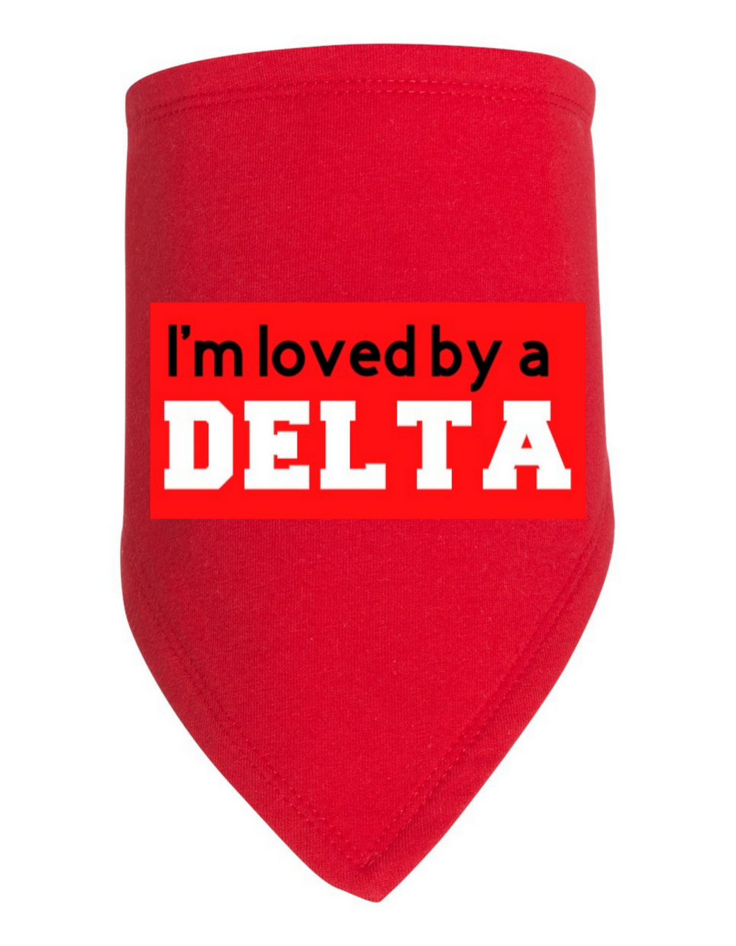 I'm Loved by a Delta Bib