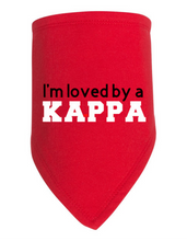 Load image into Gallery viewer, I&#39;m Loved by a Kappa Bib