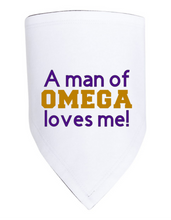 Load image into Gallery viewer, A Man of Omega Loves Me Bib