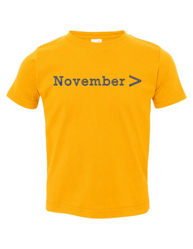 November is Greater 9T (SGRHo)