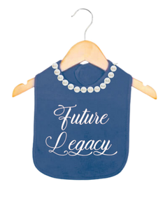 Future Legacy: Pearls Bib (Blue)